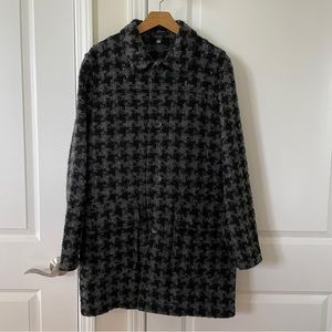 Bonobos Houndstooth Wool Blend Car Coat
